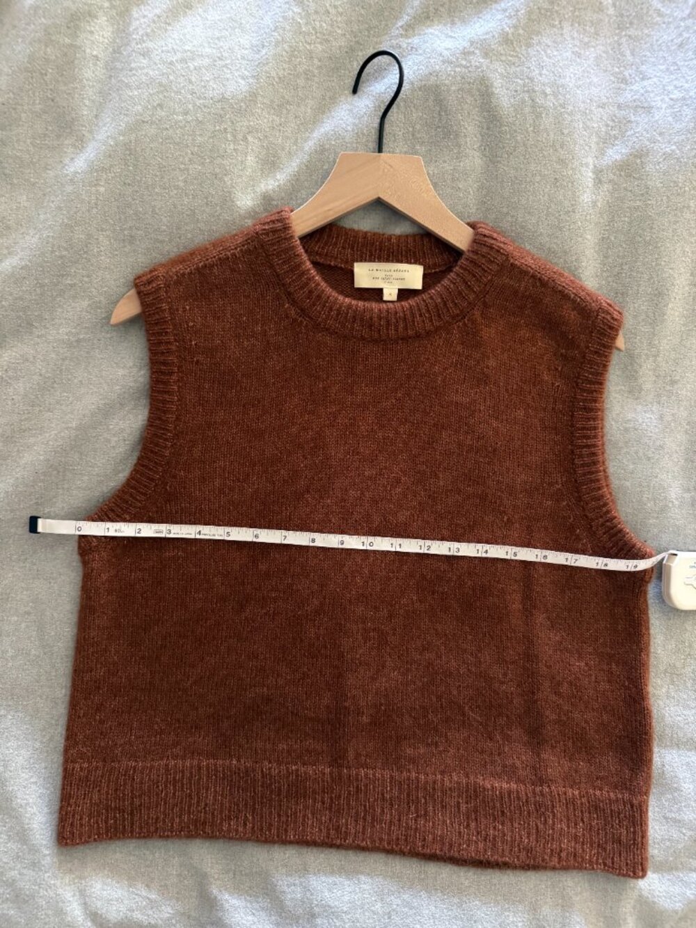 Sezane Samuel Jumper (Vest) Mahogany - Size Small - EUC! - Picture 4 of 8